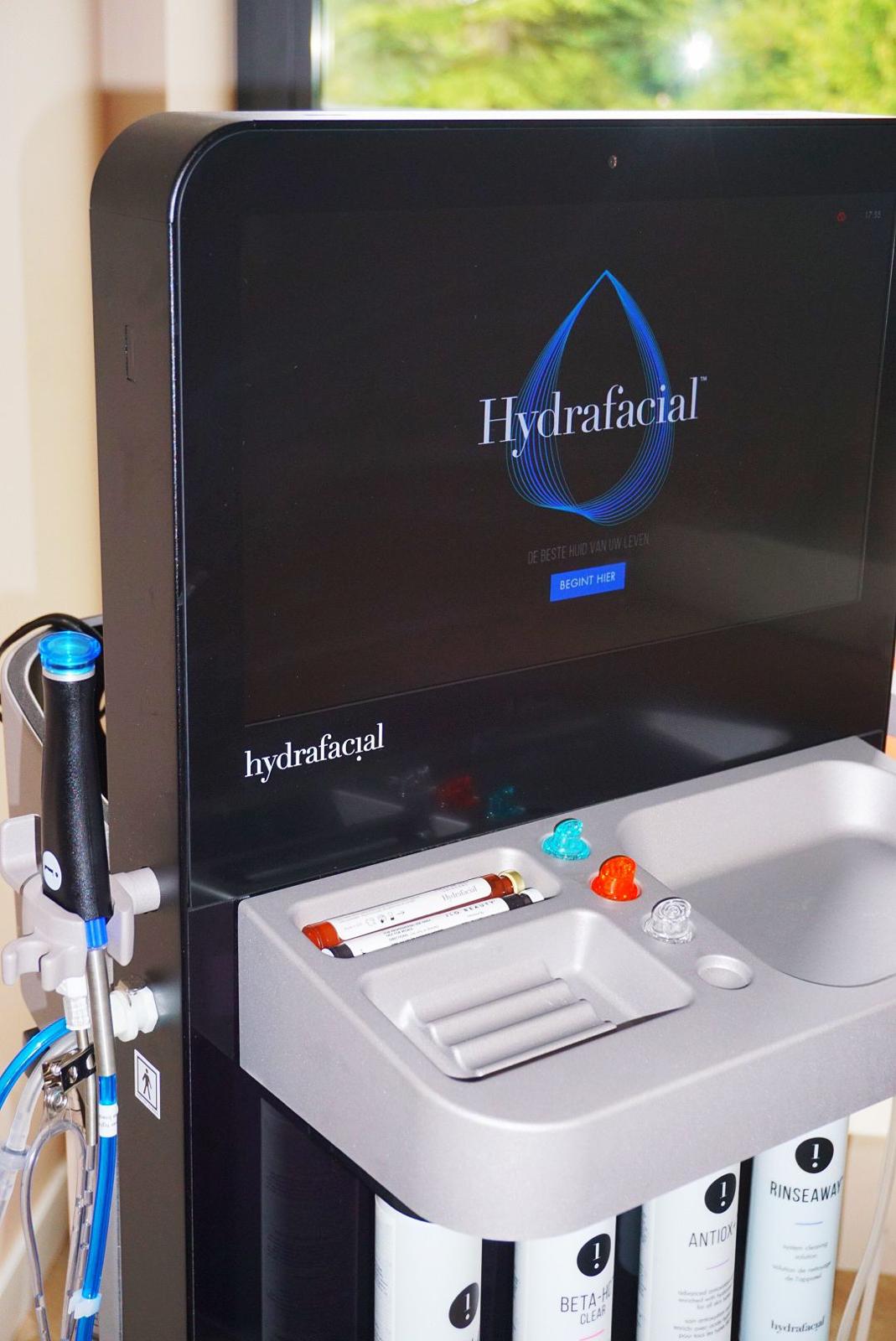 HydraFacial toestel gebruikt in Antwerpen